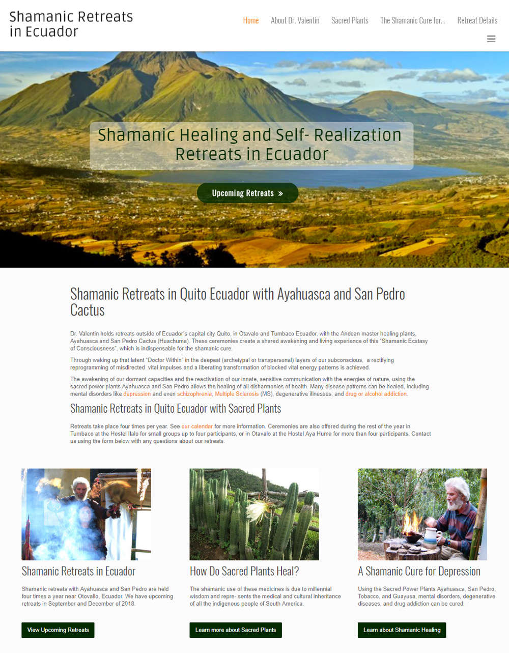 Shamanic Retreats Ecuador